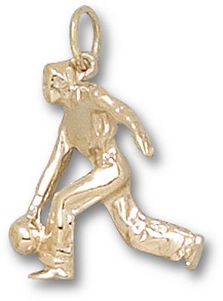 &quot;Male Bowler&quot; Charm - 10KT Gold Jewelry
