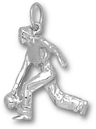&quot;Male Bowler&quot; Charm - Sterling Silver Jewelry