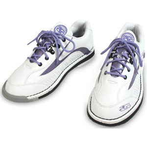 3G Bowling Sport Classic White/Purple Women's Right Handed Bowling Shoes