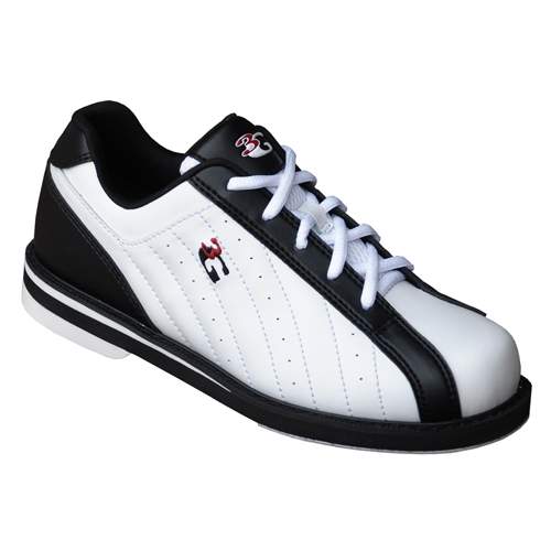 3G Bowling Unisex Kicks White/Black Bowling Shoes