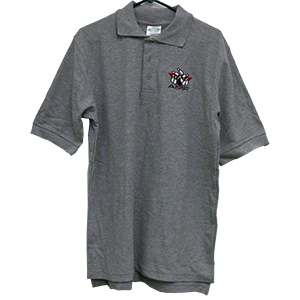 AMF 300 AMF Polo Shirt Medium Gray Bowling Accessories