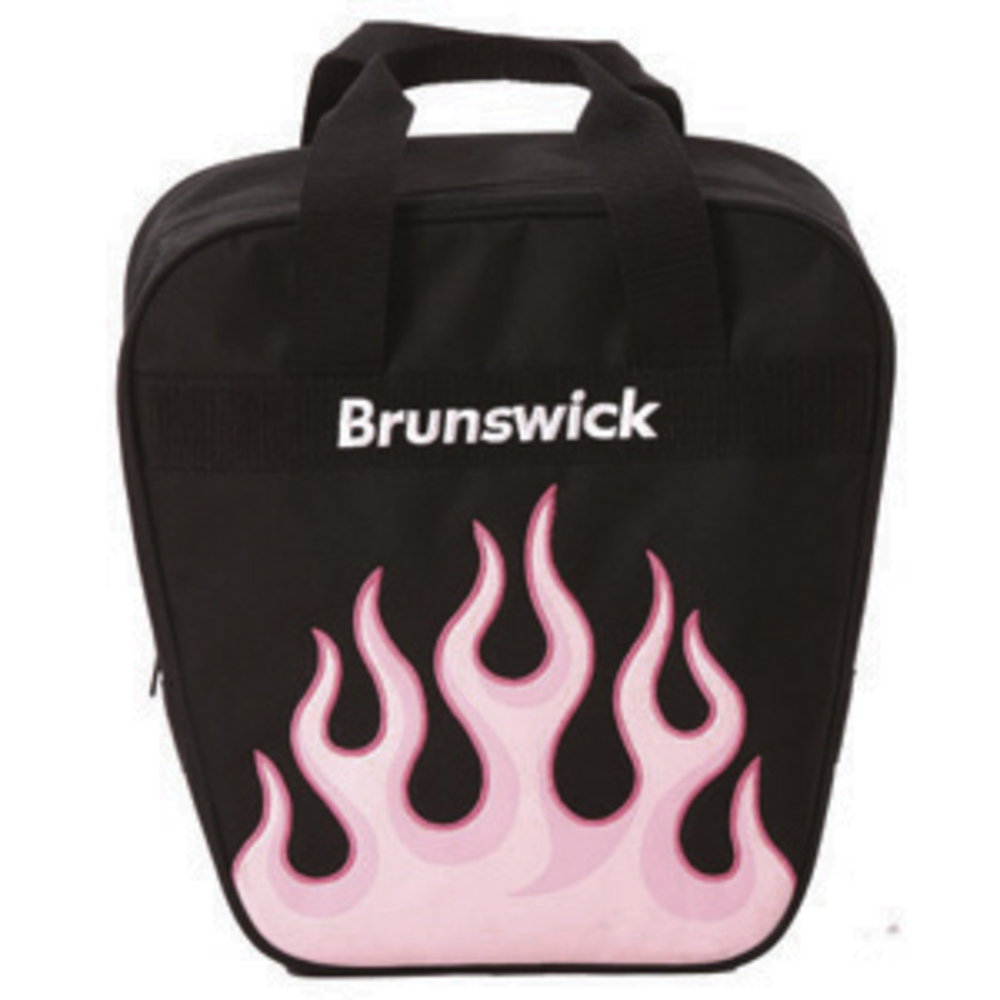 Brunswick Dyno Single Ball Pink Flames Bowling Bags