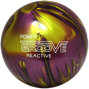 Brunswick Power Groove Merlot / Gold Pearl Bowling Balls