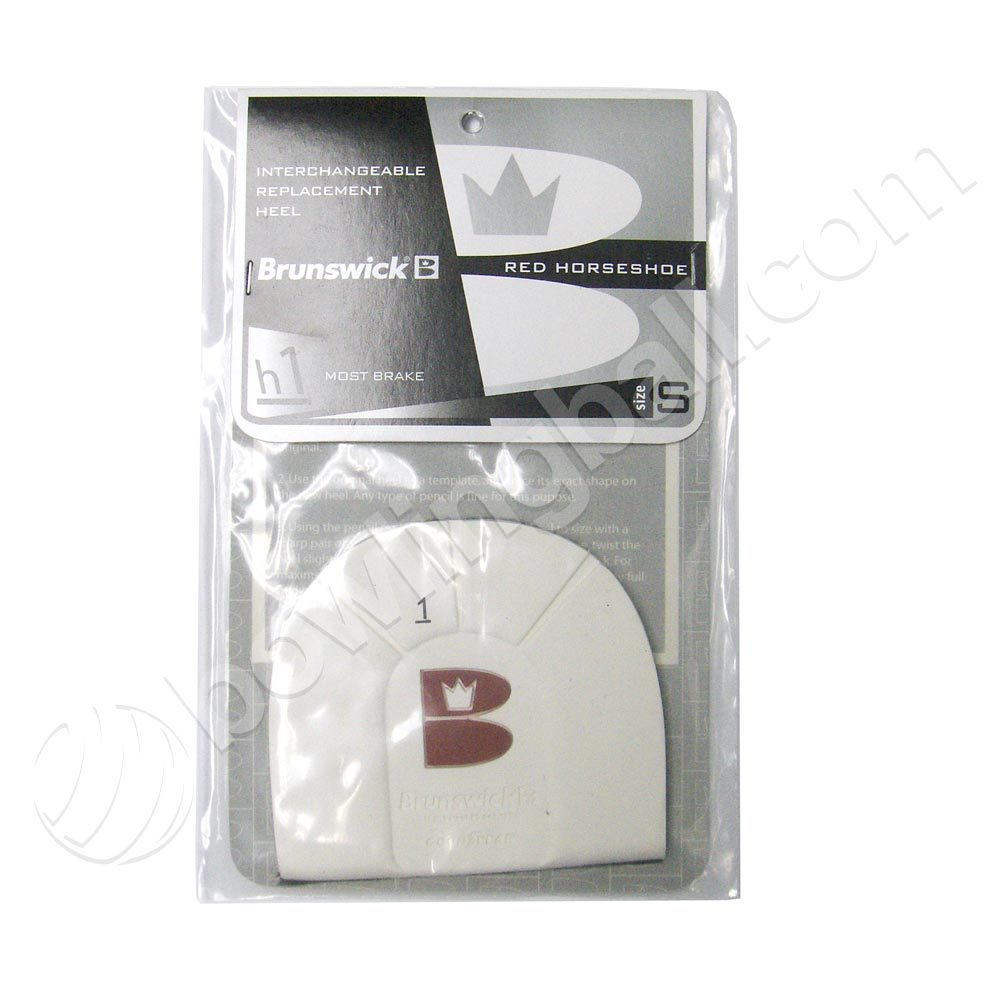 Brunswick Red Horseshoe (H1) Replacement Heel Bowling Accessories