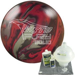 Brunswick Twisted Fury Solid w/ FREE Hook Again Kit Bowling Combos