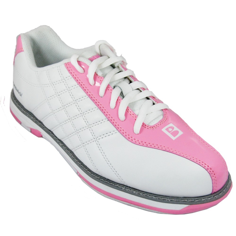 Brunswick Women's Glide White/Pink Bowling Shoes