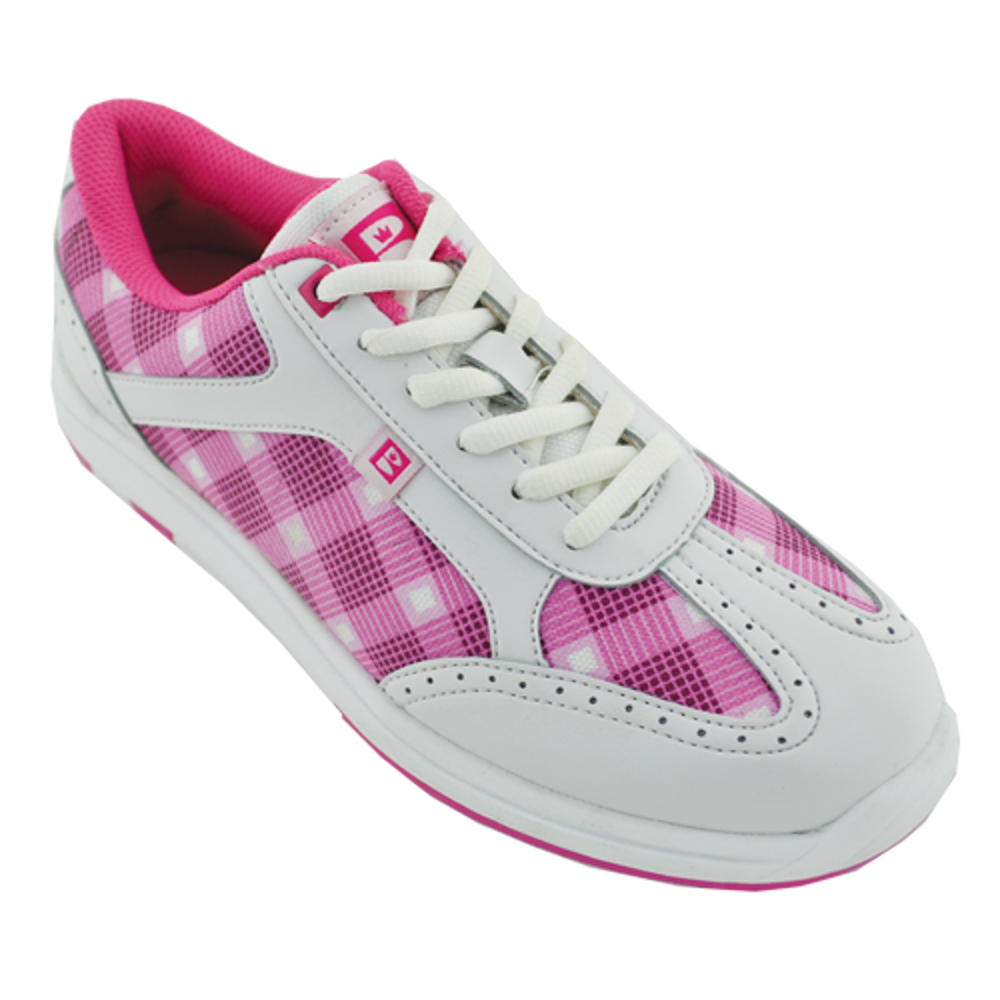 Brunswick Women's Pink Plaid Bowling Shoes