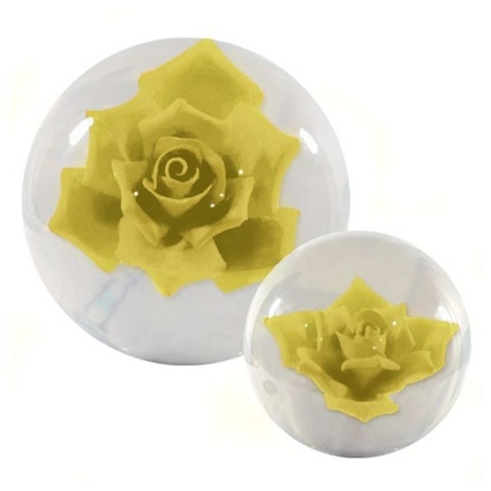 Clear Balls KR Clear Yellow Rose Bowling Balls