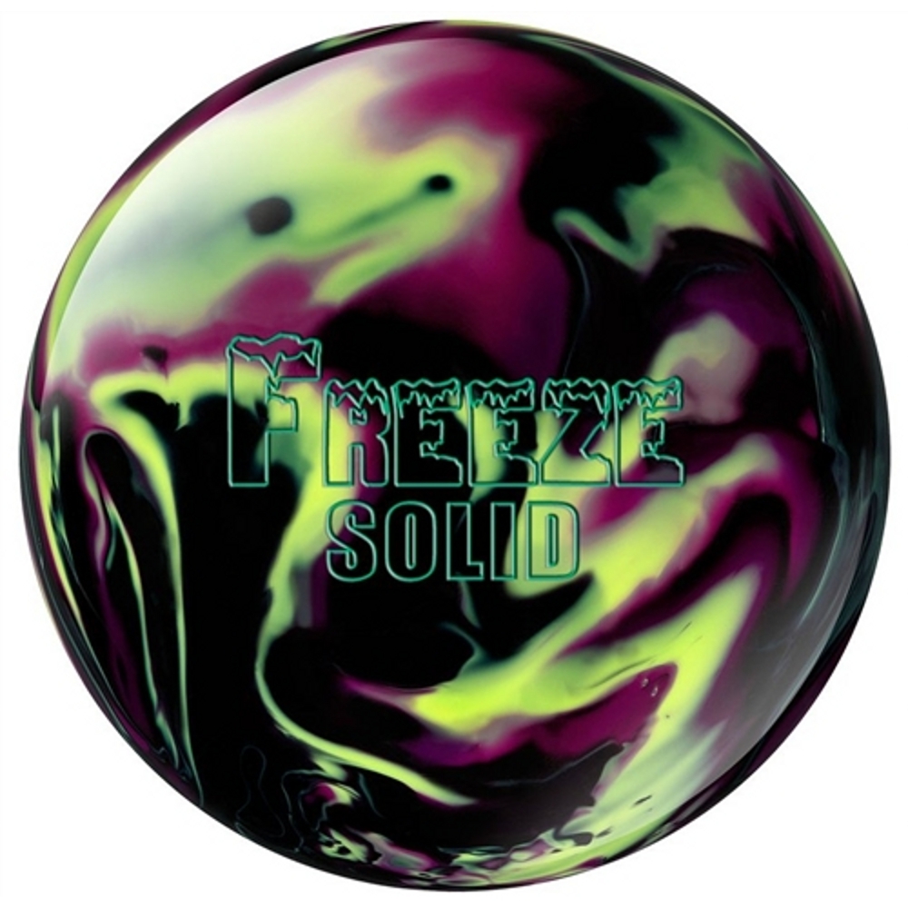 Columbia 300 Freeze Solid Black/Purple/Yellow Bowling Balls