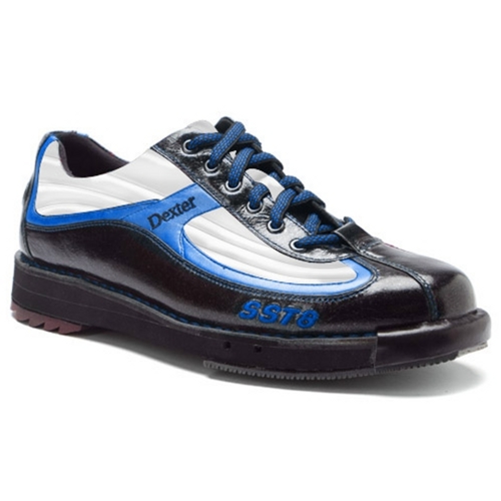 Dexter Men's SST 8 SE Black/Silver/Blue Ltd Ed Bowling Shoes