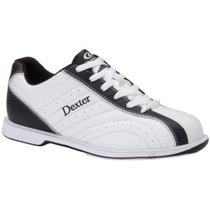 Dexter Women's Groove White/Black Wide Width Bowling Shoes