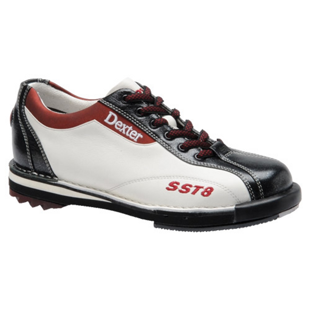 Dexter Women's SST 8 LE White/Black/Red Wide Width Bowling Shoes